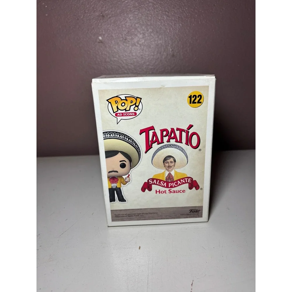 Funko Pop Ad Icons The Tapatio Man 122 Vinyl Figure Hot Sauce Mascot